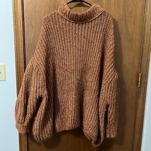 Free People extreme over sized sweater